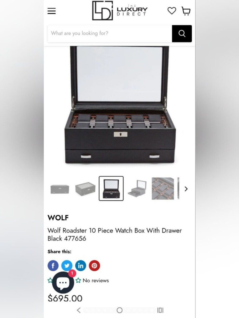 WOLF WATCH CASE 10 SLOT $695 - Picture 12 of 12
